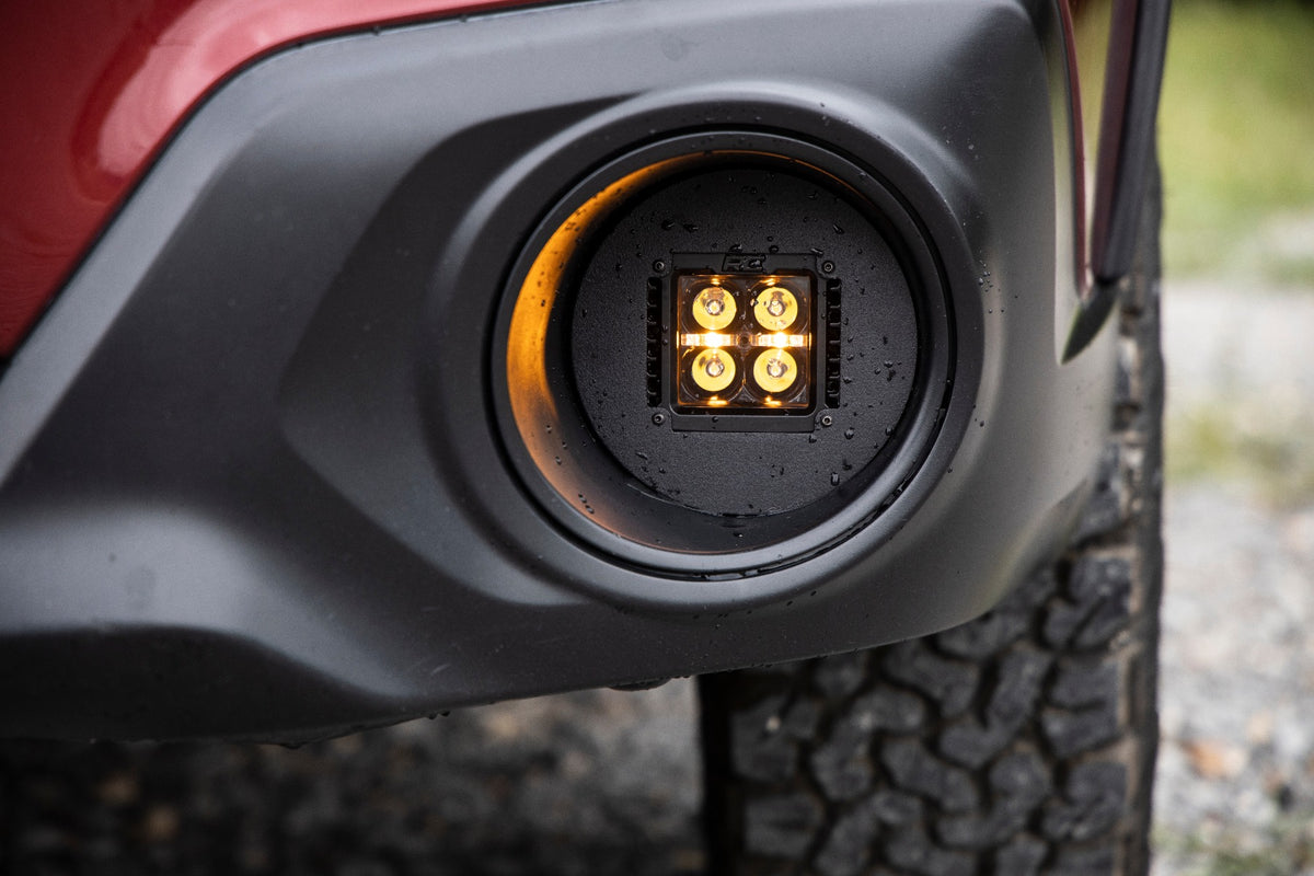 LED Light Kit | Fog Mount | 2&quot; Black Pair | Fog | Subaru Outback (15-19)