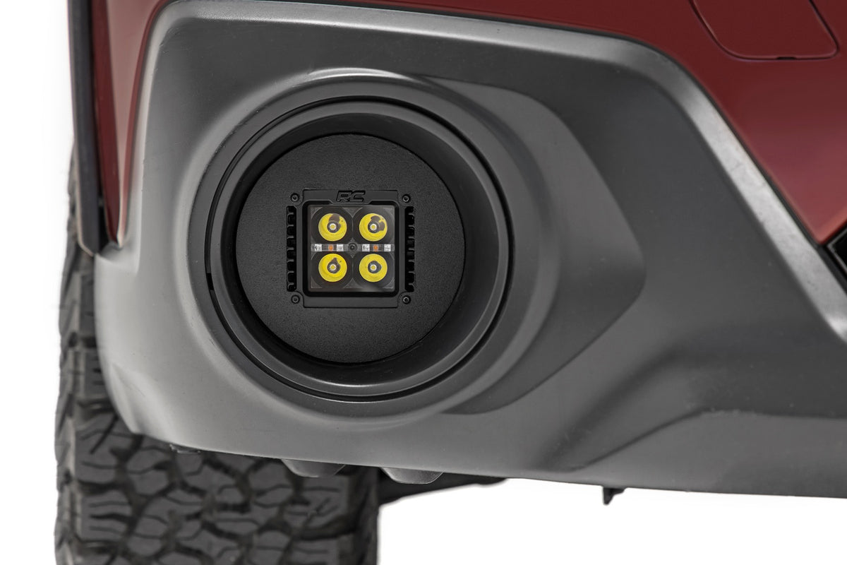 LED Light Kit | Fog Mount | 2&quot; Black Pair | Fog | Subaru Outback (15-19)