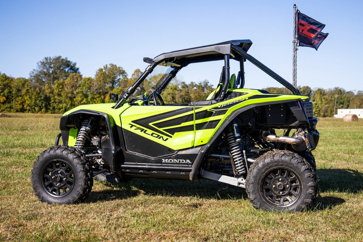 Whip Mount | Bed |  4&#39; Multl-Color LED Whip Pair | Honda Talon 1000