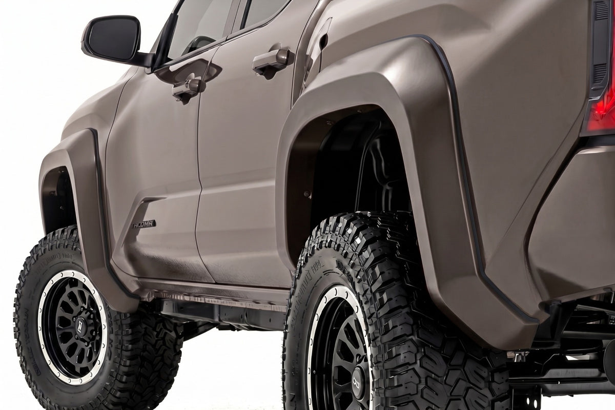 Rough Country - Sport Fender Flares - 4Z2 Mudbath - Toyota Tacoma 2WD/4WD (2024-2026) - O-T12421-4Z2