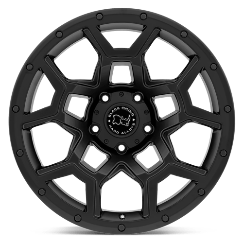 Black Rhino Hard Alloys Overland 20X9.5 6X139.7 -18MM Matte Black