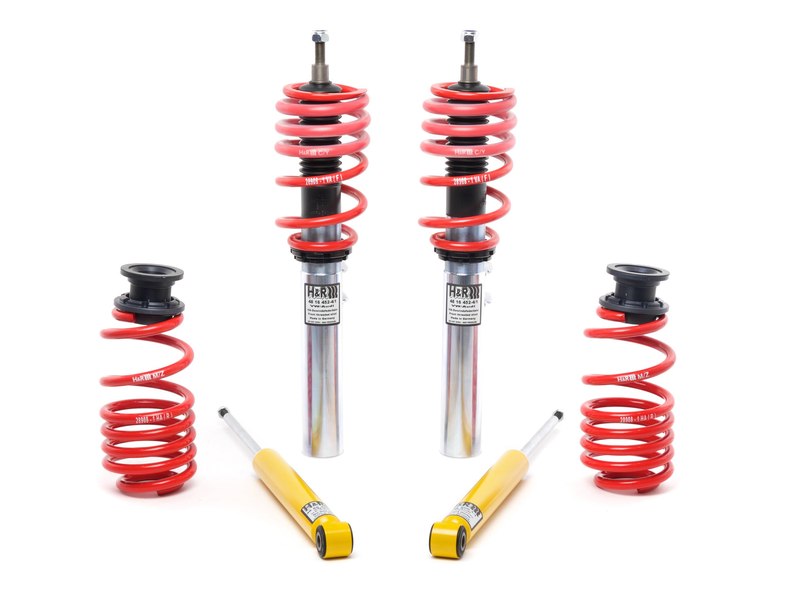 H&R 10-14 Volkswagen Golf/Golf GTI 2.5L/TDI/2.0T MK6 Street Perf. Coil Over (Ultra Performance) - 28908-11