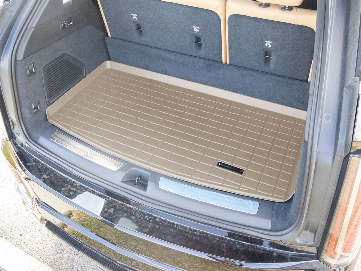 Weathertech - Cargo Liner - Tan Behind 3rd Row Seating 26 Escalade / 25-26 Escalade IQ - 411841