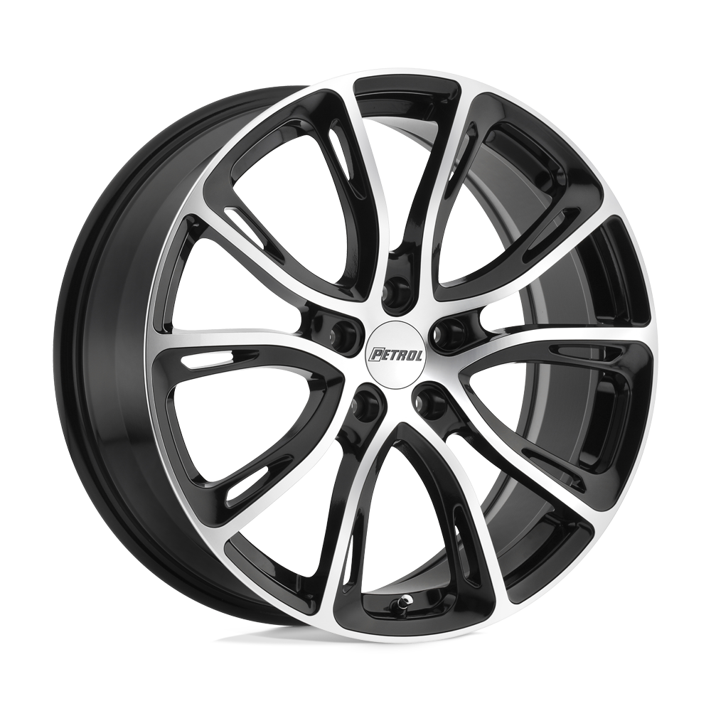 Petrol - P5A 19X8 5X100 72.1 +35 G-blk-mach