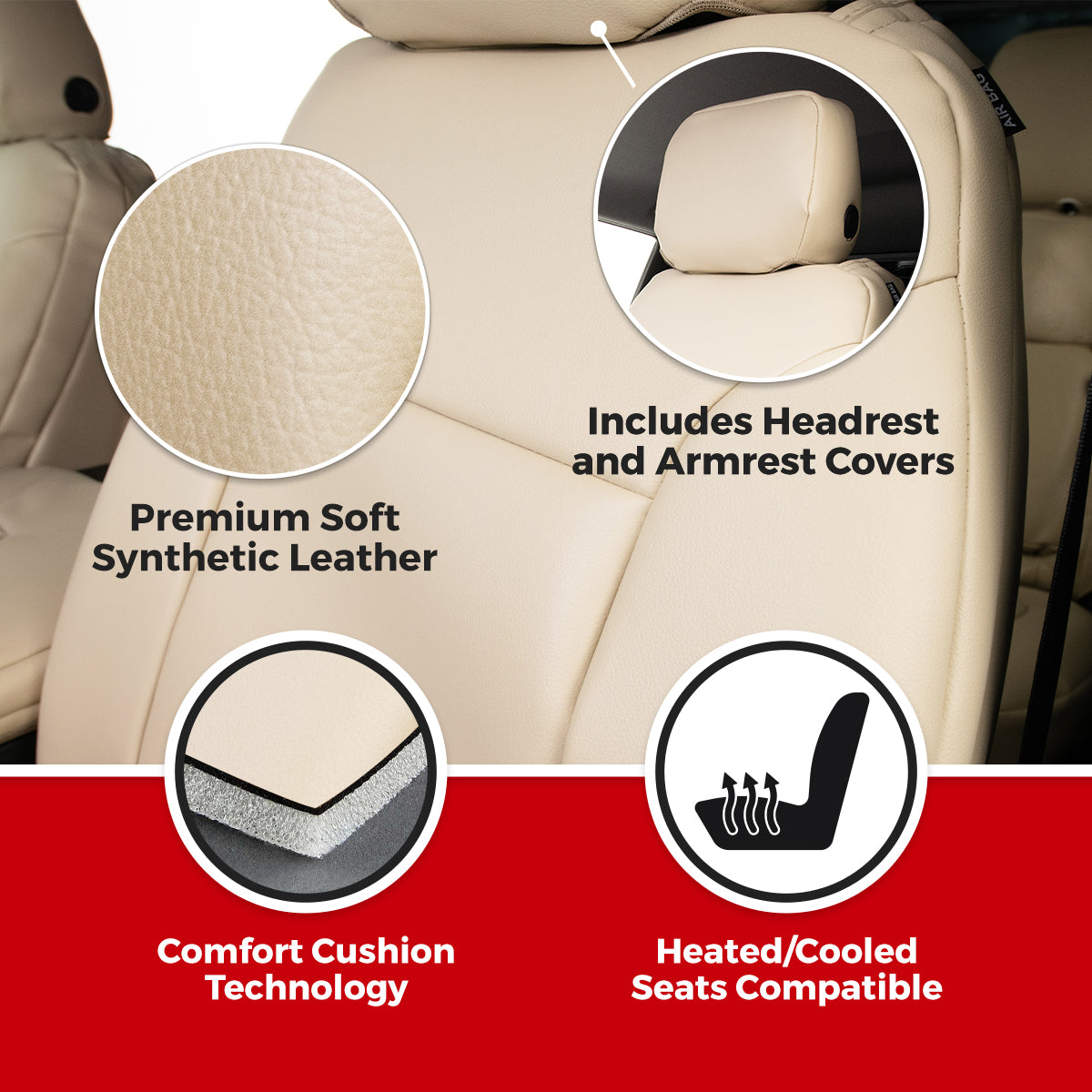 Covercraft 23-26 Toyota Corolla Leatherette PrecisionFit Custom Second Row Seat Covers - GTT4529LTBK