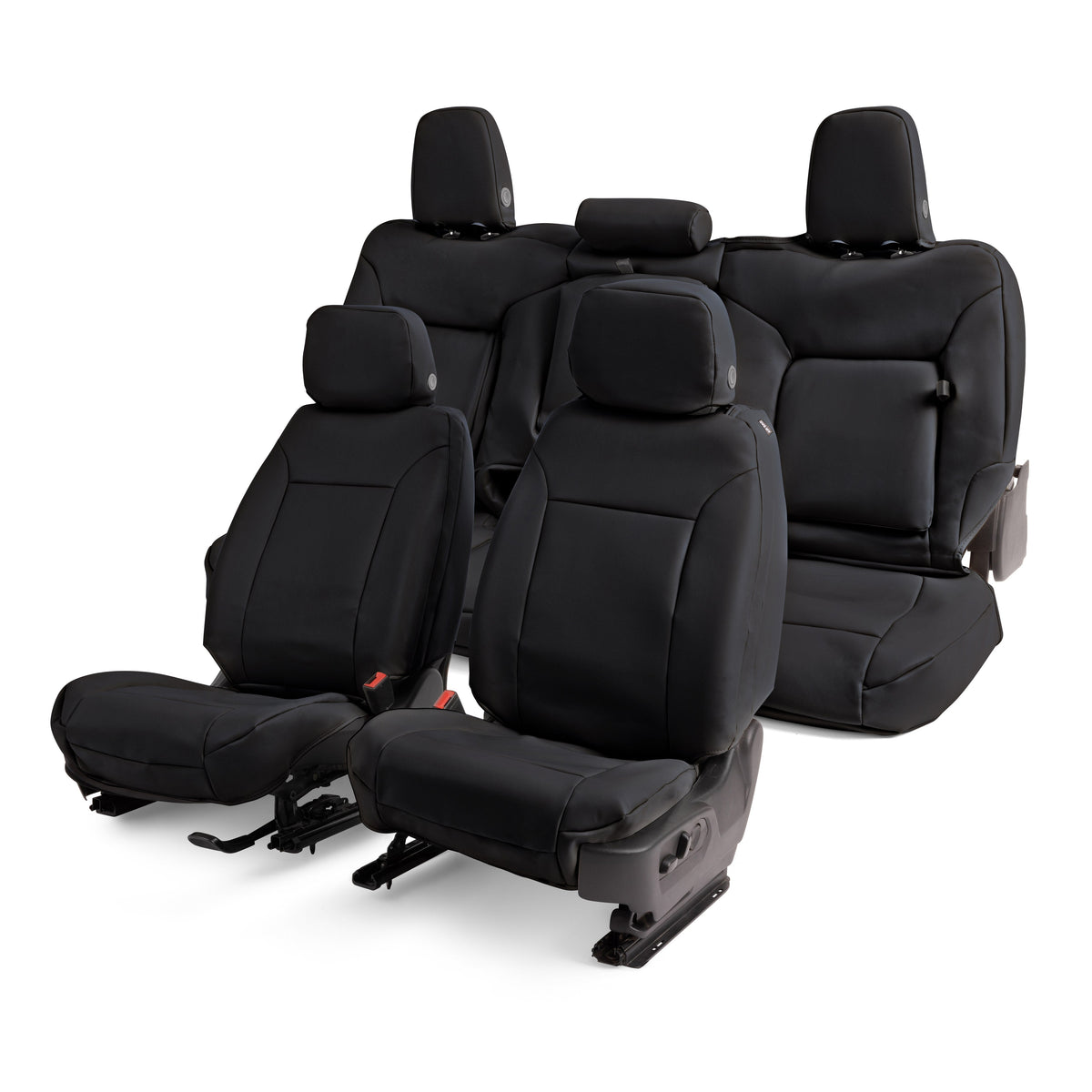 Covercraft 24-26 Toyota Grand Highlander Leatherette PrecisionFit Custom Second Row Seat Covers - GTT4577LTBK