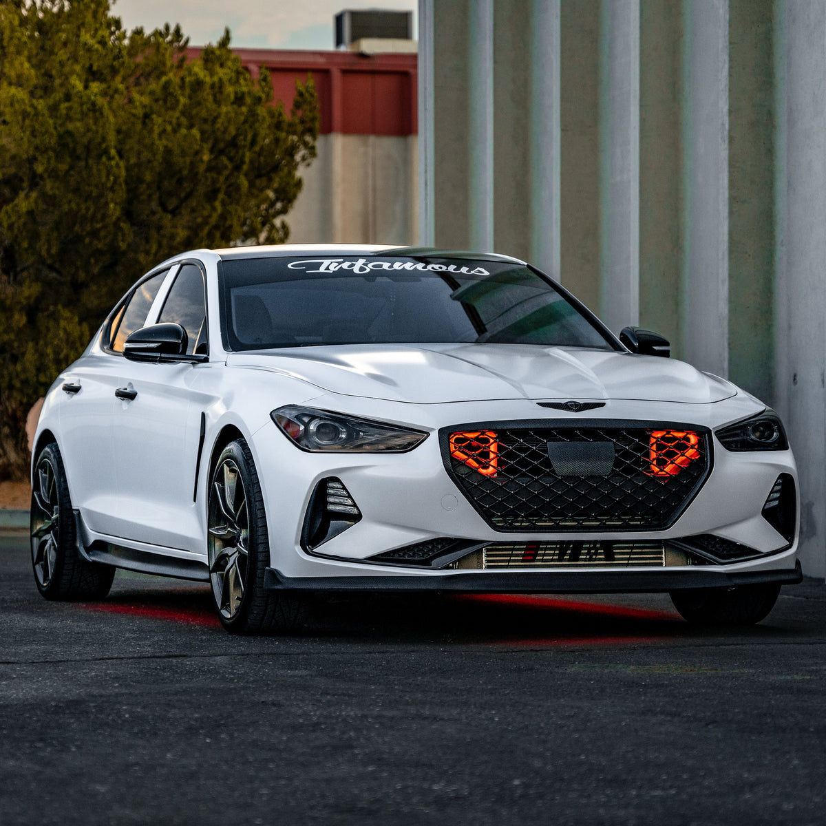 2017-2021 Genesis G70 3.3T Dual BIG MOUTH LIT KIT Ram Air Intake Snorkels