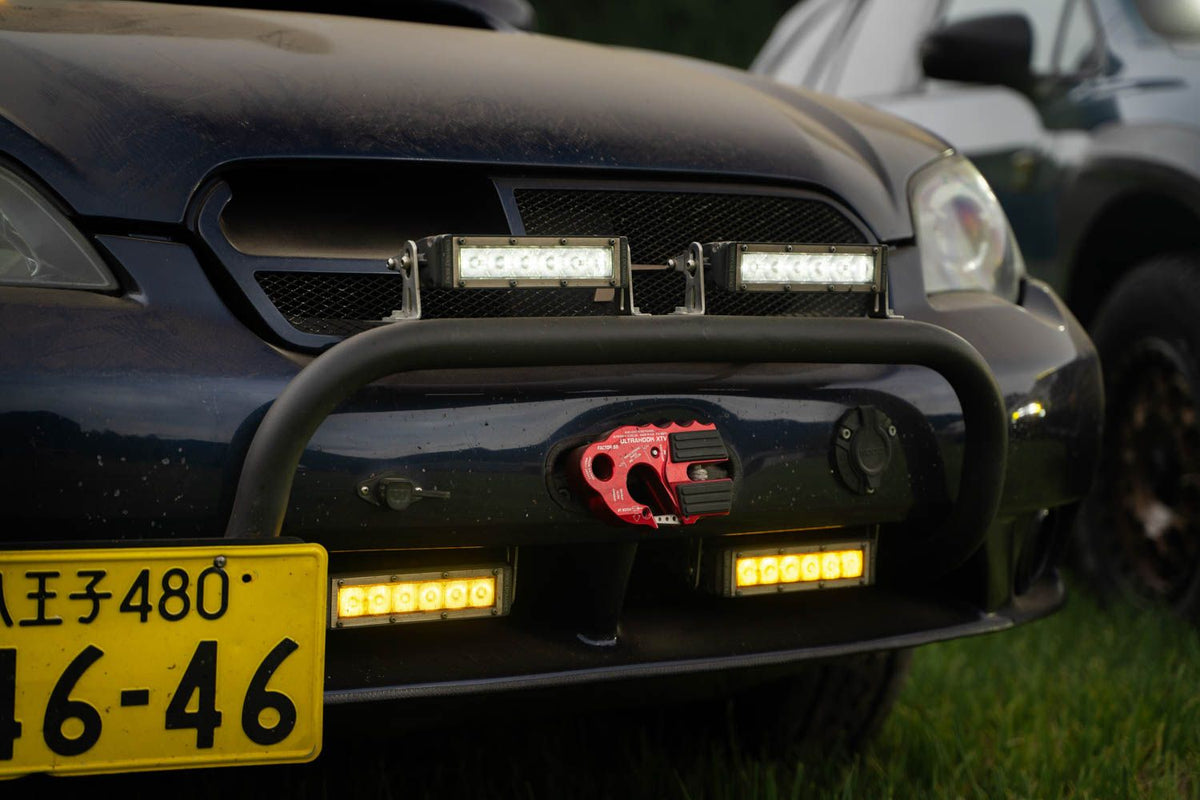Diode Dynamics 6 In LED Light Bar Single Row Straight SS6 - Amber Wide Light Bar (Pair) - DD5044P