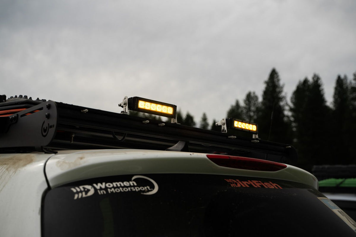 Diode Dynamics 6 In LED Light Bar Single Row Straight SS6 - Amber Wide Light Bar (Pair) - DD5044P