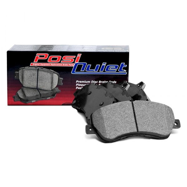 PosiQuiet 06-08 Grand Cherokee SRT-8 / 08 Challenger SRT-8 Deluxe Plus Rear Brake Brake Pads - 104.10530 for 2004-2018 Cadill