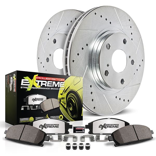 Power Stop 94-97 Mazda Miata Front & Rear Z26 Street Warrior Brake Kit - K794-26