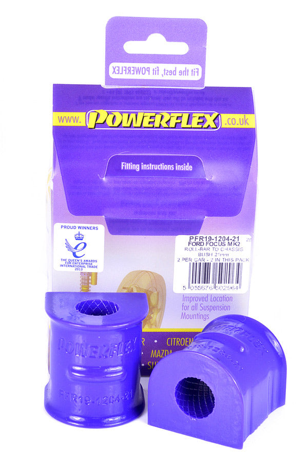 Powerflex - Ford Focus ST Mk3 Rear Sway Bar To Chassis Bushing - 22 mm - PFR19-1204-22