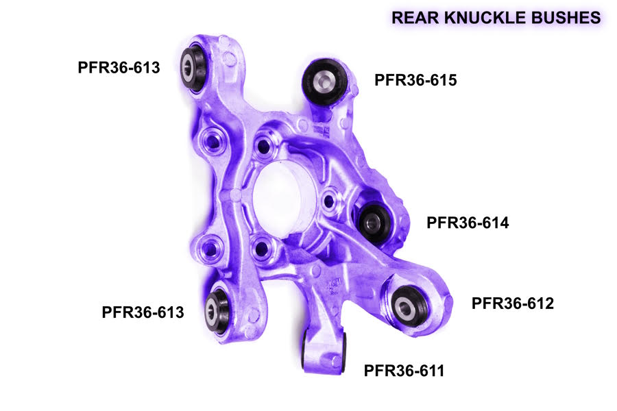 Powerflex - Mazda Mk4 ND (2015+) / Fiat 124 incl. Abarth (2016+) Rear Knuckle Upper/Lower Link Bushings - PFR36-613