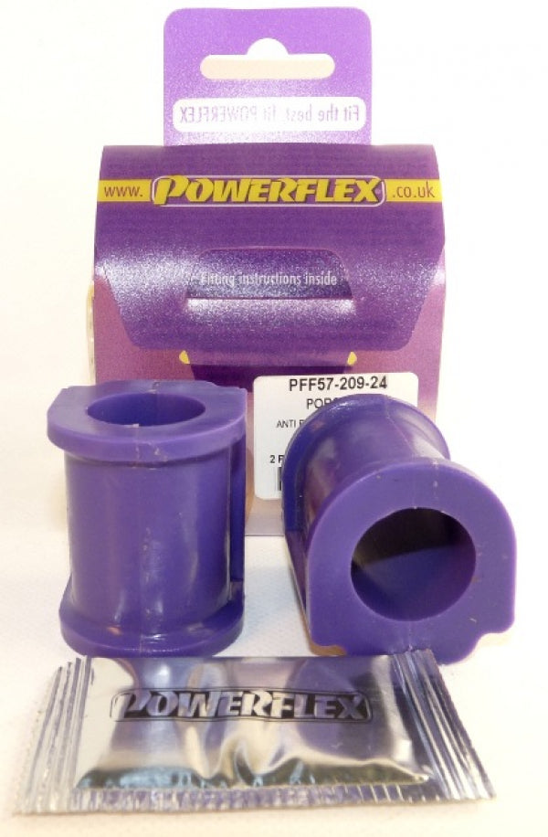 Powerflex - Porsche 924 and S (all years), 944 (82 - 85.5) Front Sway Bar Bushings 24 mm - PFF57-209-24