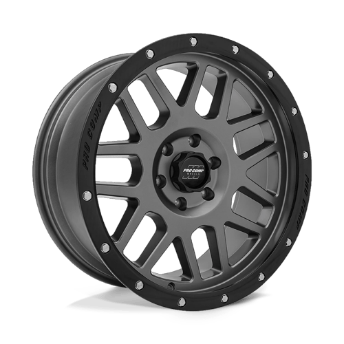 Pro Comp Alloys - Vertigo 17X9 6X5.5 108 -6 Drk-gry BLK