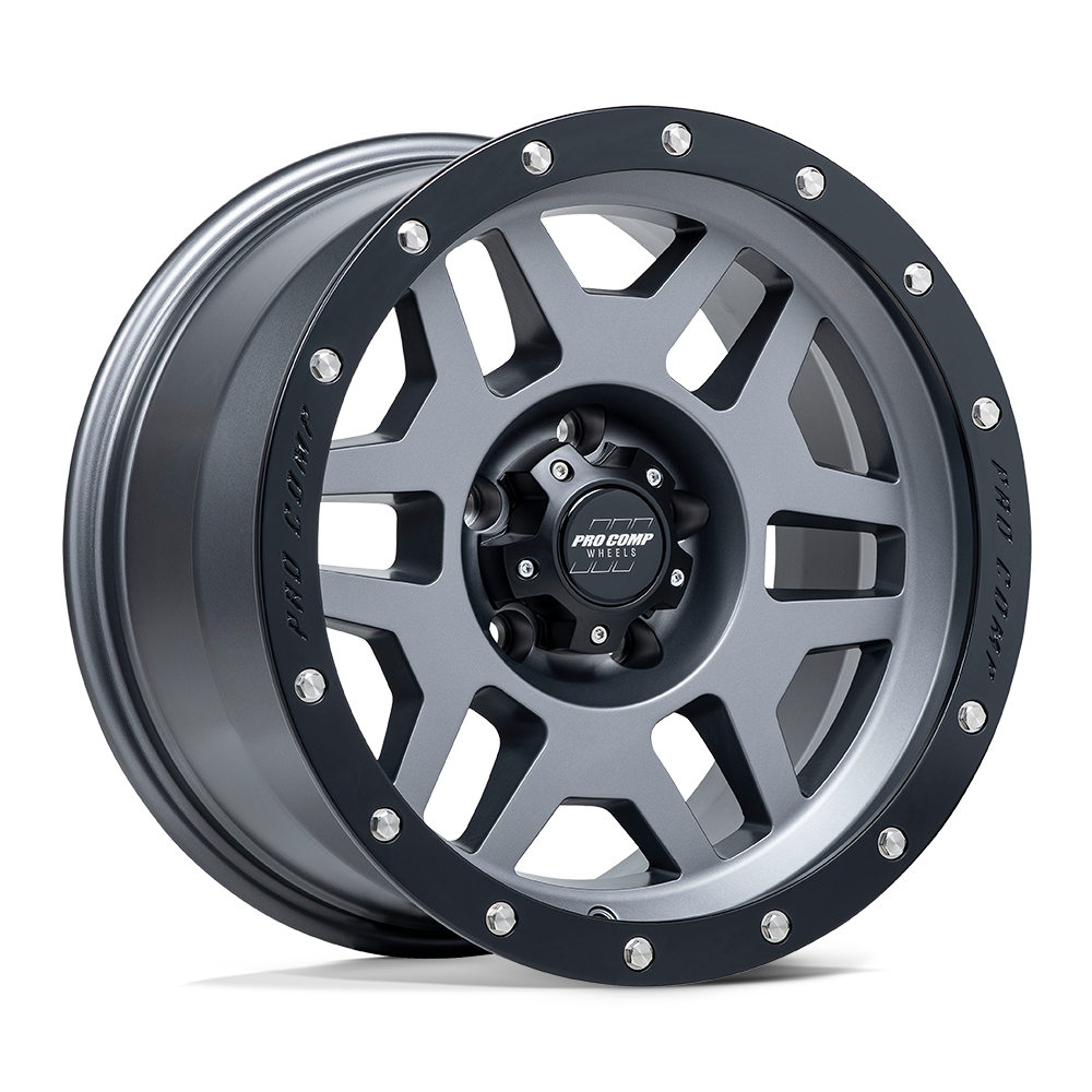 Pro Comp Alloys - Phaser 17X9 6X5.5 108 -6 M-grpht-blk