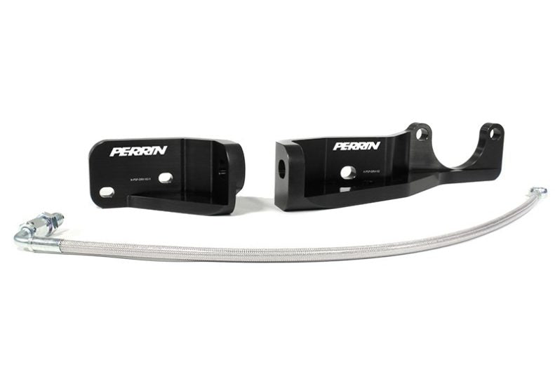 Perrin 15-21 Subaru Impreza WRX / STi Pitch Stop Brace - Black - PSP-DRV-112BK