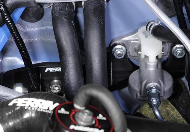 Perrin 15-21 Subaru Impreza WRX / STi Pitch Stop Brace - Black - PSP-DRV-112BK