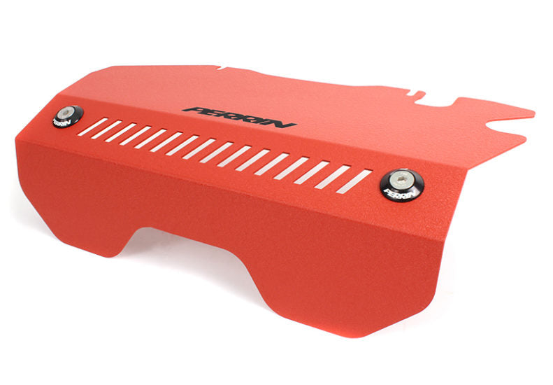 PERRIN Red Pulley Cover for 2015-2021 Subaru WRX - PSP-ENG-152RD