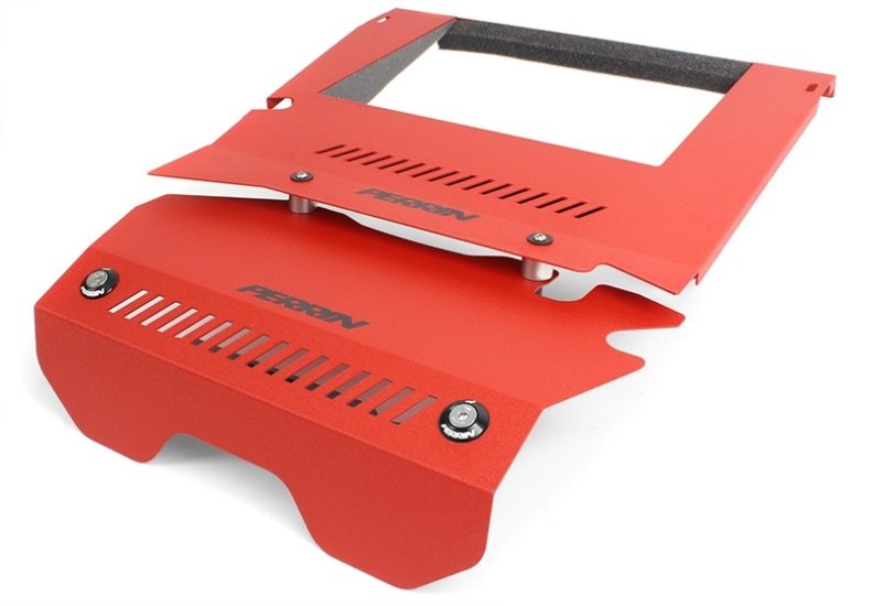 Perrin 15-21 Subaru WRX Engine Cover Kit - Red - PSP-ENG-165RD