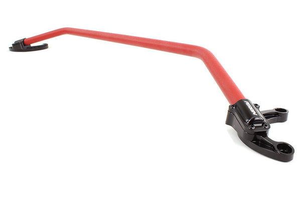 Perrin 08-21 WRX/STi Front Red Strut Brace - PSP-SUS-056RD for 2008-2021 Subaru WRX STI - front view