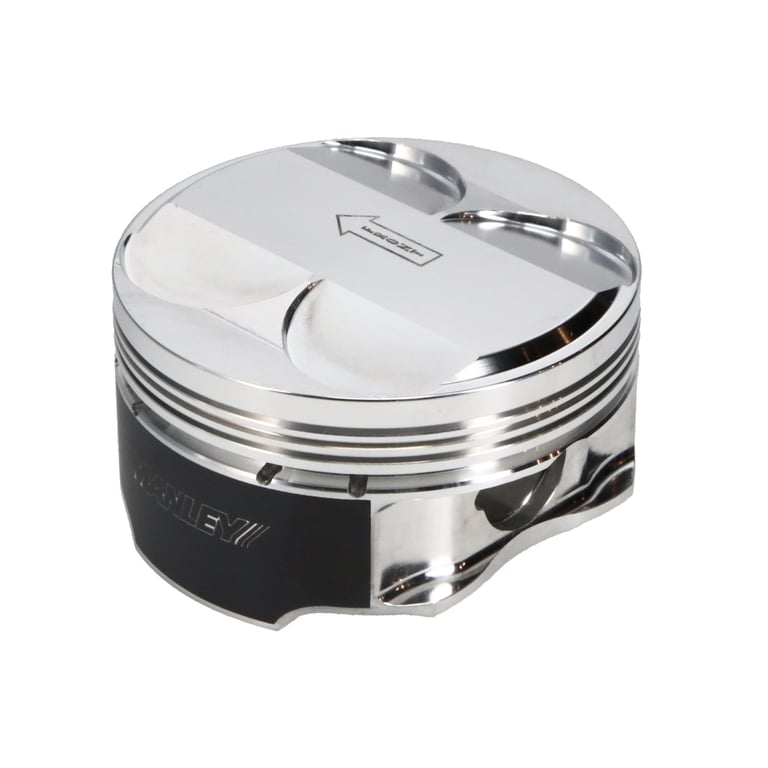 Manley 03-07 Nissan 350Z/ Maxima 81.4mm Stroker 96.5mm +1.0 Bore 11.0:1 Dome Piston Set w/Rings - 623110C-6