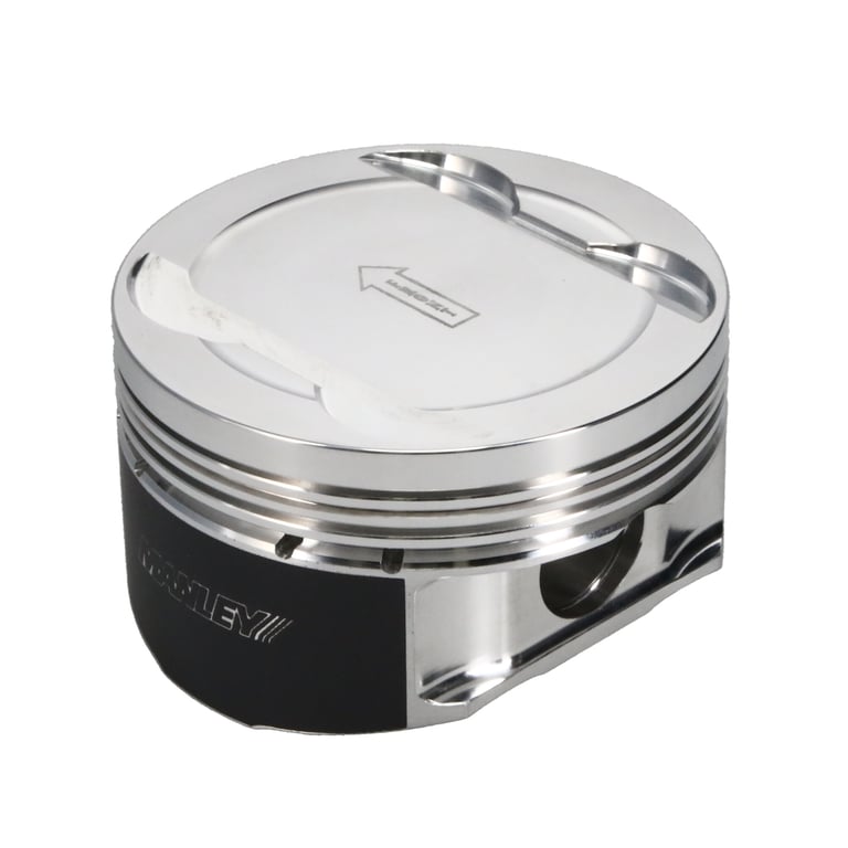 Manley Ford 3.7L Cyclone V6 3.770in Bore 1.239in Comp Height -5.0cc Extr Duty Piston Set - Set of 6 - 599510CE-6