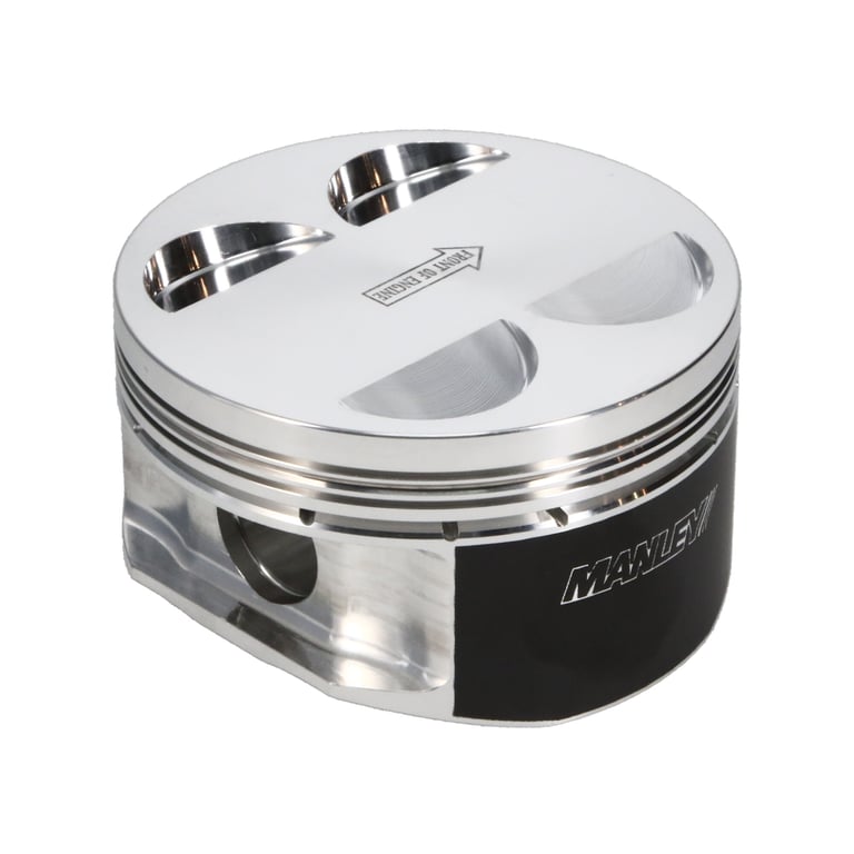 Manley Nissan GT-R 3.8L VR38DETT 99mm Bore 9.8:1 CR -2cc Dish Extreme Duty Piston Set w/ Rings - 634010CE-6