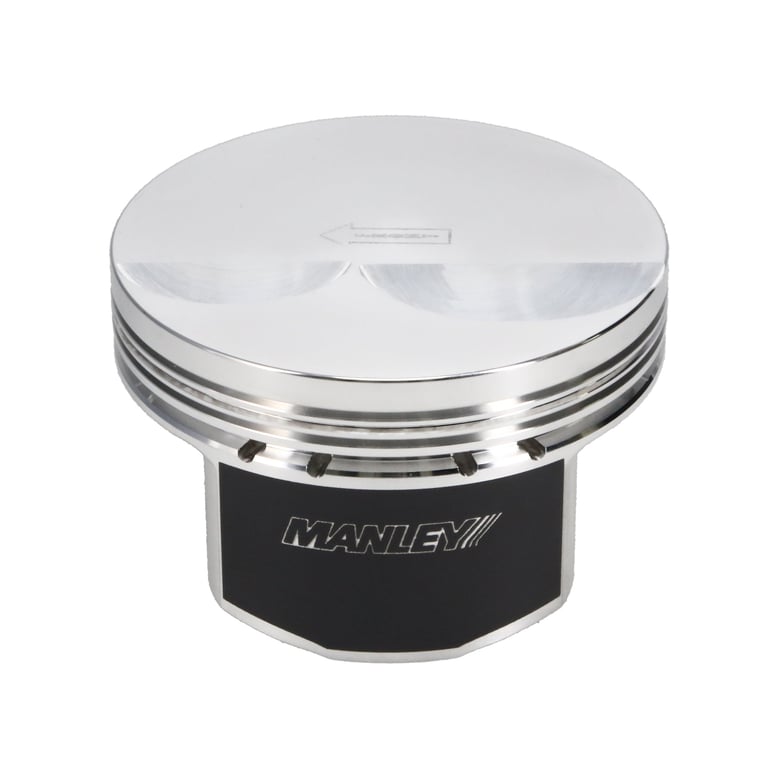 Manley Chevrolet LS Piston Set - 3.905in Bore 1.115in CH, -4.00 CC - 592207CE-8