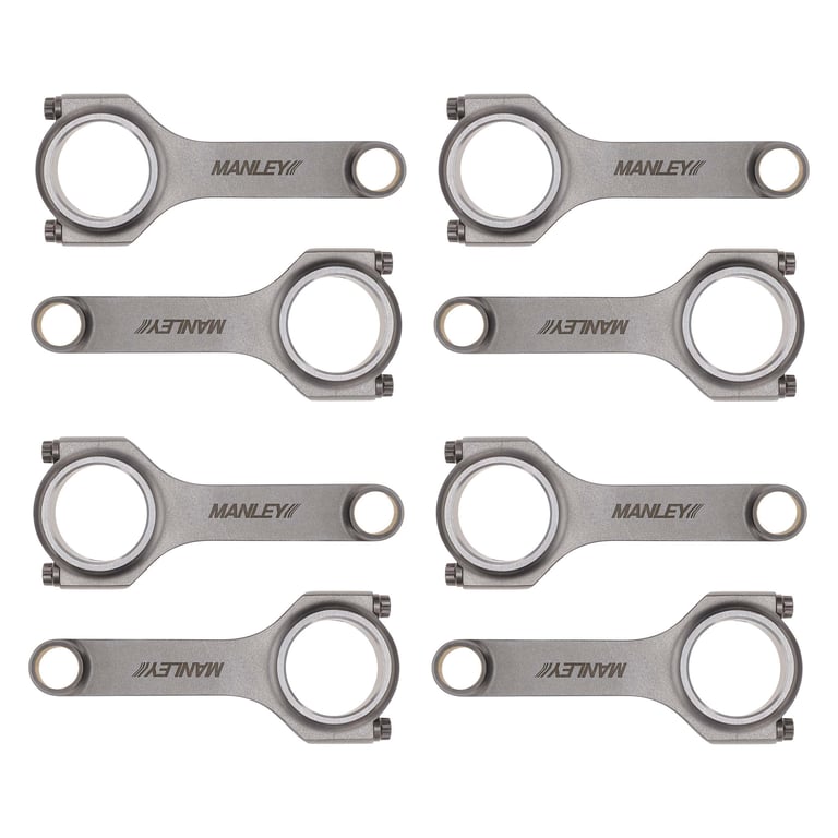 Manley Chevrolet Small Block H-Beam Connecting Rod Set - 5.700in Length - 14037-8