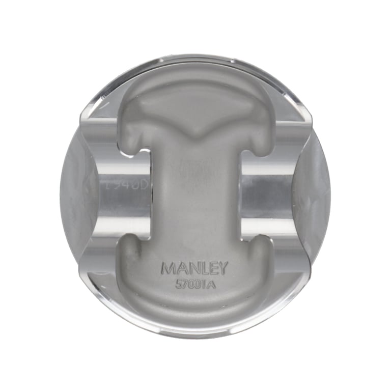 Manley Chevrolet Small Block Piston Set - 4.030in Bore 1.250in CH, -4.00 CC - 591630-8