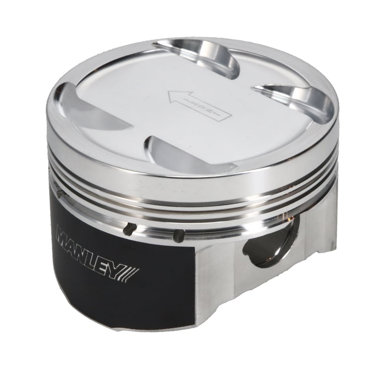 Manley 03-06 Mitsubishi Evo VIII/IX  87mm +2mm -8cc 10/10.5 CR Stroker Dish Pistons w/Rings (ED) - 618220CE-4