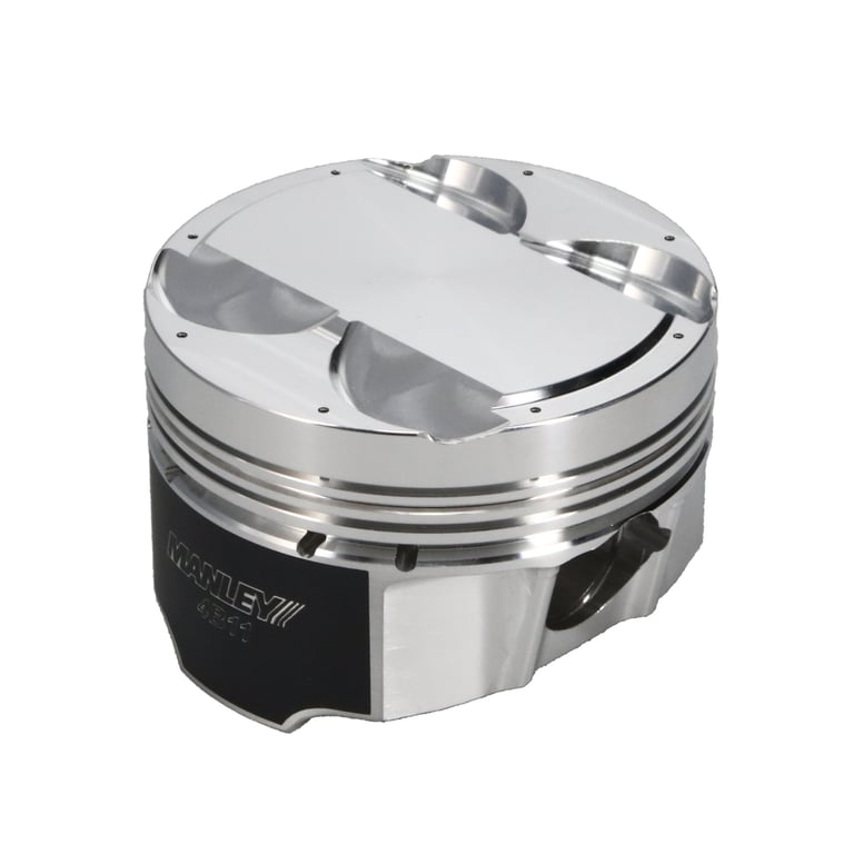 Manley Mitsubishi 4B11 86.5mm Bore 9.0:1 CR -5cc Dish Turbo Tuff Piston Set w/ Rings - 614205CE-4