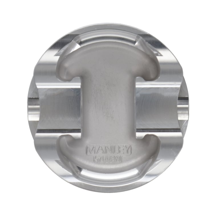 Manley 2018+ Ford Coyote 5.0L DOHC -6cc Dish 3.662in Bore 10:1 CR Extreme Duty Platinum Piston Set - 595700CE-8
