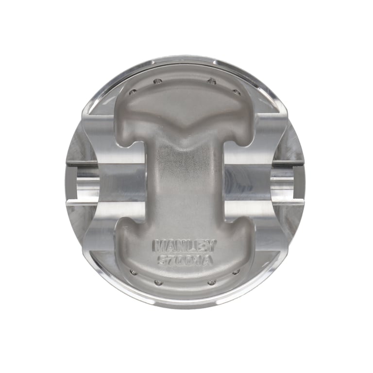Manley Chevrolet Small Block Piston Set - 4.030in Bore 1.550in CH, -4.00 CC - 590530SMS-8