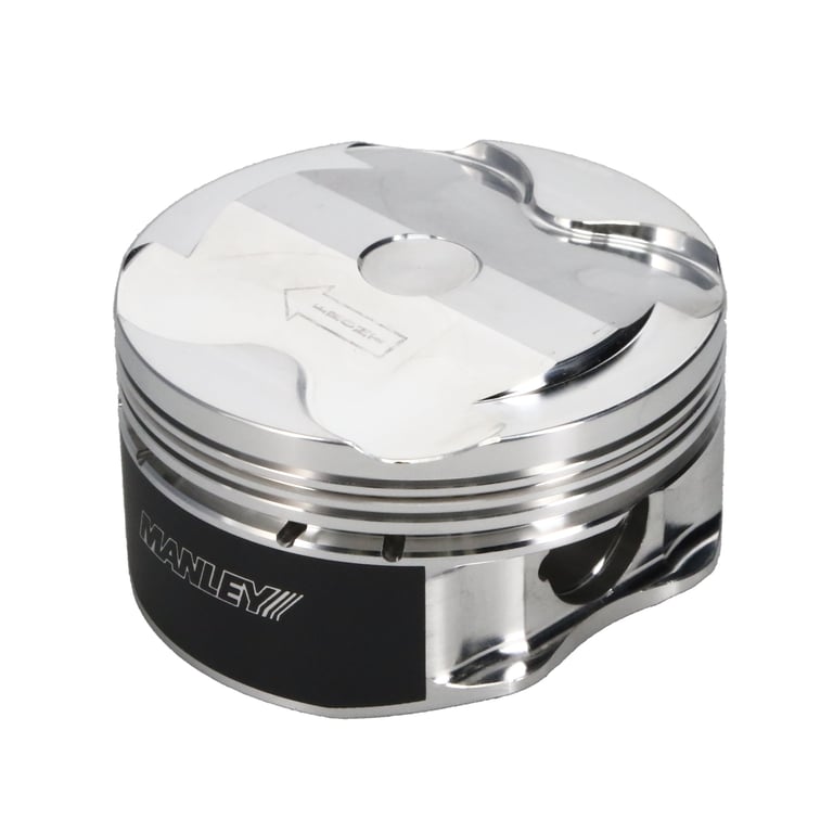 Manley 2018+ Ford Coyote 5.0L 6.75cc Dish 3.672in Bore 12:1 CR 22mm Pin Platinum Ext Duty Pistons - 595910CE-8