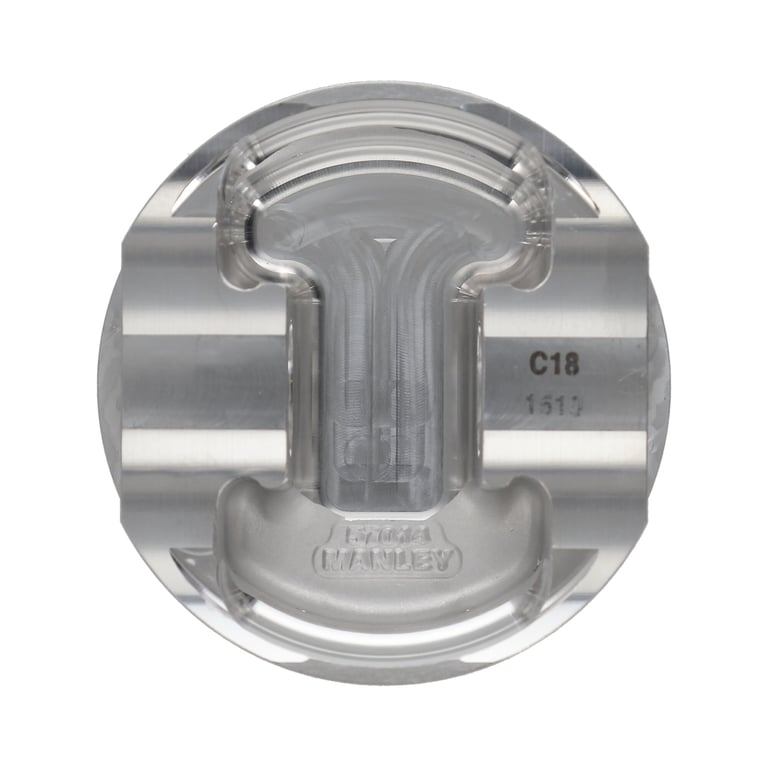 Manley 04+ Subaru WRX STi (EJ257) 75mm DE-STROKED 99.5mm STD Bore 9.8:1 Dish Piston Set with Rings - 621100C-4