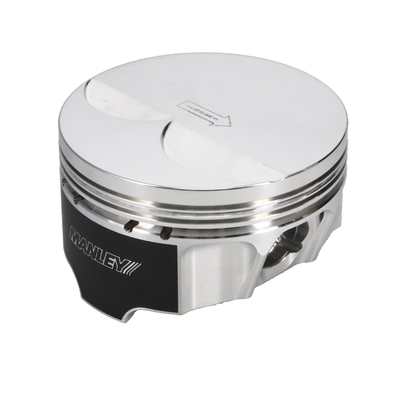 Manley Chevy LS 4.070in Bore 3.622in Stroke -4cc Flat Platinum Series Piston Set - 562570CE-8