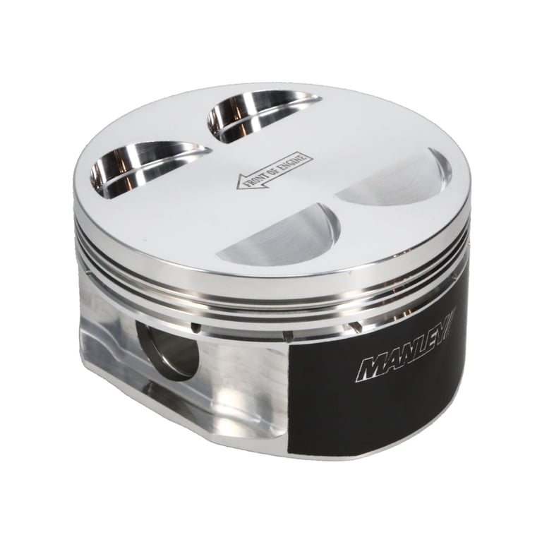 Manley Nissan GT-R 3.8L VR38DETT 99mm Bore 9.8:1 CR -2cc Dish Extreme Duty Piston Set w/ Rings - 634010CE-6