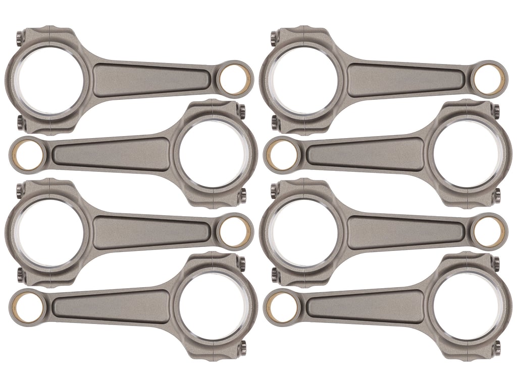 Manley Chevrolet Small Block Tour Lite I-Beam Connecting Rod Set - 5.700in Length - 14340C-8