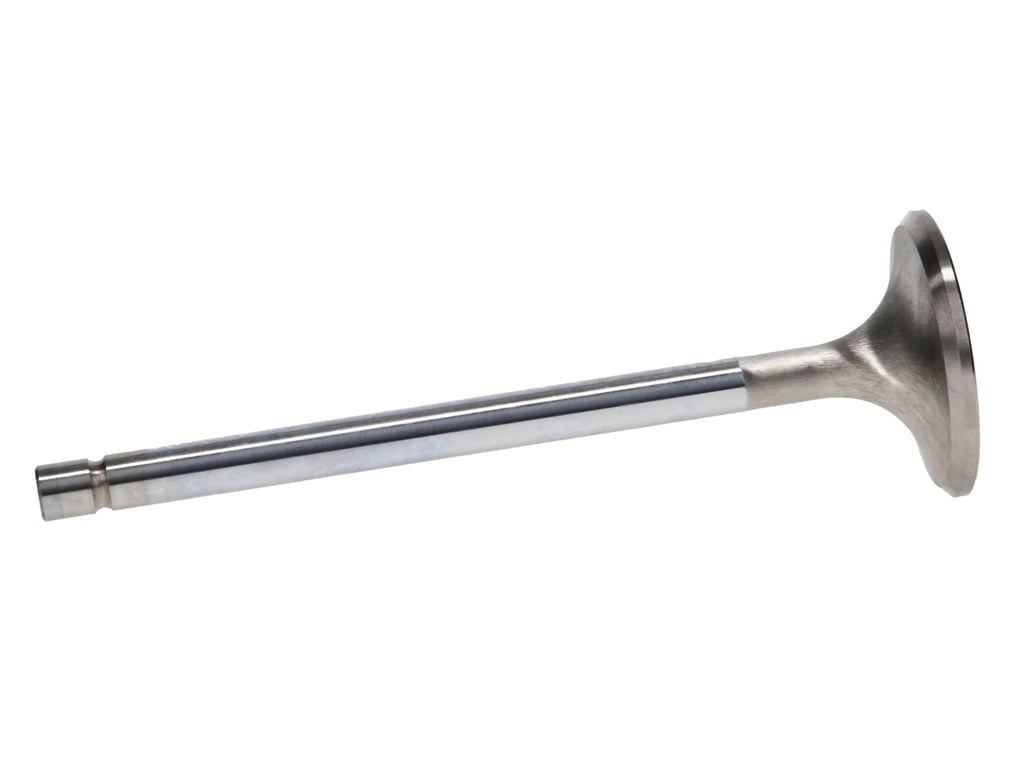 Manley Ford 289 - 302 - 351W 1.600 Head Dia 5.080 OA L 5 Deg Dish Race Flo Exhaust Valves (Set of 8) - 11889-8