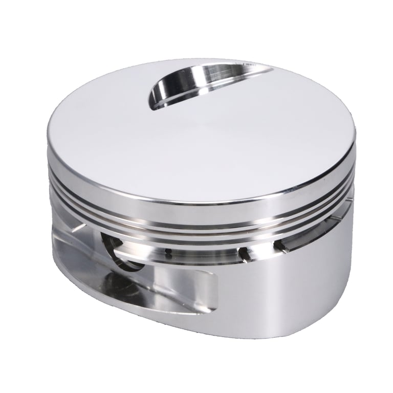Manley Chevrolet Big Block Piston Set - 4.600in Bore 1.645in CH, -3.00 CC - 696080-8