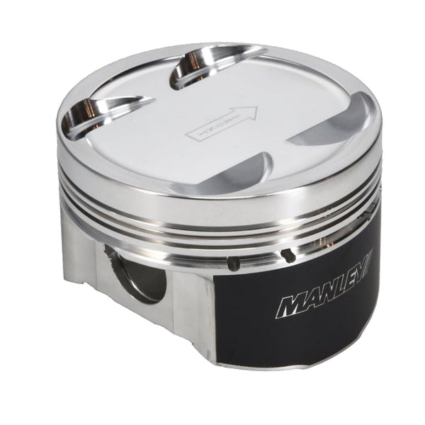 Manley 03-06 EVO VIII/IX 85.5mm Bore +0.5mm Over Size 10.5 CR Dish Extreme Duty Piston Set w/ Rings - 619205CE-4