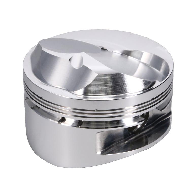 Manley Chevrolet Big Block Piston Set - 4.500in Bore 1.120in CH, 43.00 CC - 697900-8