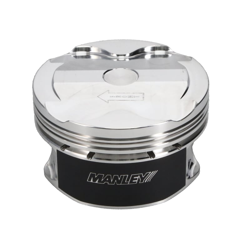 Manley 2018+ Ford Coyote 5.0L 6.75cc Dish 3.672in Bore 12:1 CR 22mm Pin Platinum Ext Duty Pistons - 595910CE-8