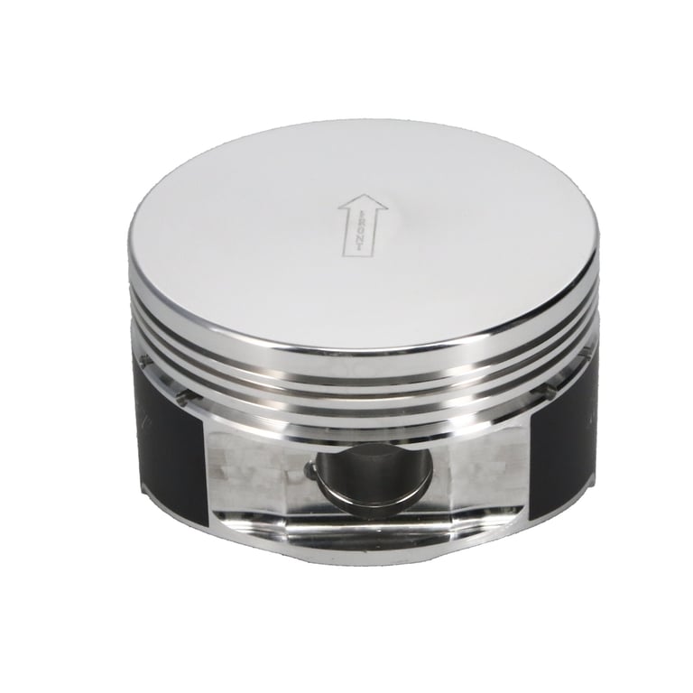 Manley Ford 4.6L/5.4L (3Valve) Flat Top Forged Aluminum 3.572in Bore 0cc Dome Piston Set - 594020C-8