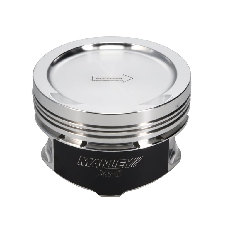 Manley Ford XR-6 Turbo 4.0L 3.91in Stroke 3.647in Bore 9:1 CR -10cc Dish Piston Set w/Rings - 628114C-6