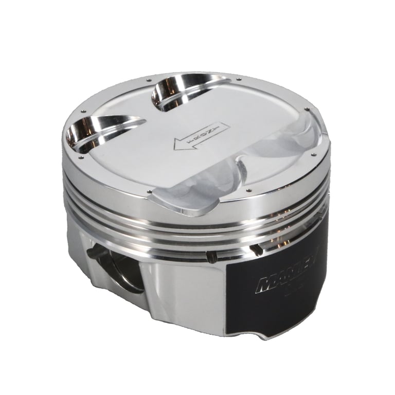 Manley Toyota 2JZGTE 94mm Stroke 86.75mm Bore -6cc Dish 10:1 CR Turbo Tuff Piston Set w/ Rings - 629307CE-6