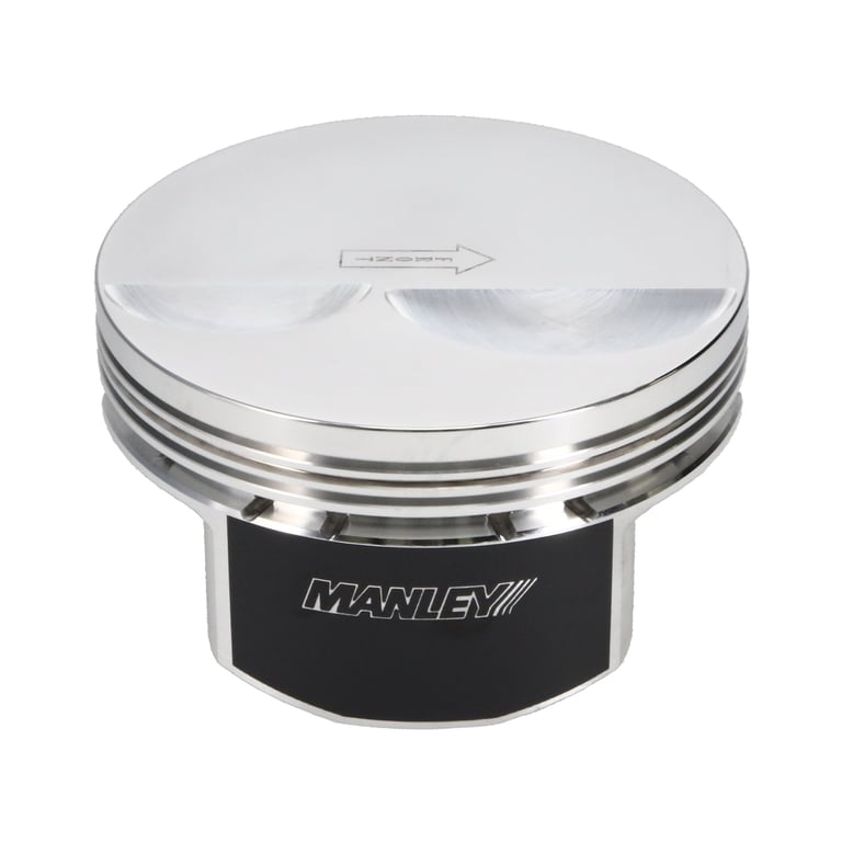 Manley Chevrolet LS Piston Set - 4.080in Bore 1.115in CH, -4.00 CC - 592680CE-8