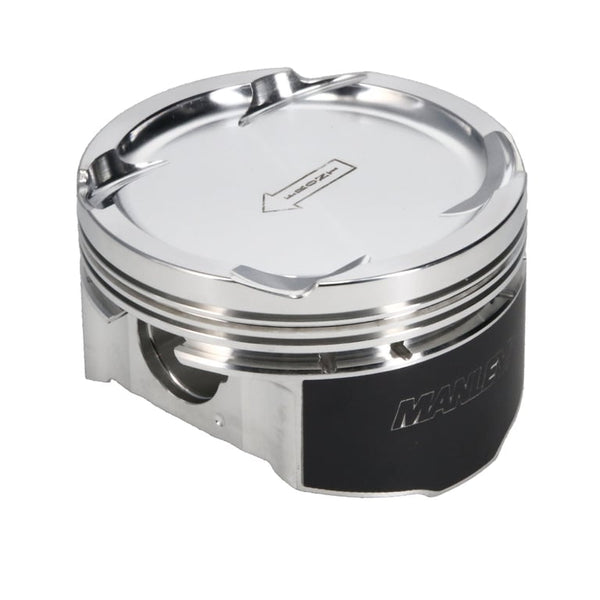 Manley 03-06 EVO VIII/IX 87.0mm-Bore +0.5mm 8.5/9.0 CR Dish Extreme Duty Piston Set w/ Rings - 619020CE-4